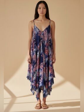 chinese dress ladies Dress Casual Maxi By Japna In Blue, Size: S main image 1